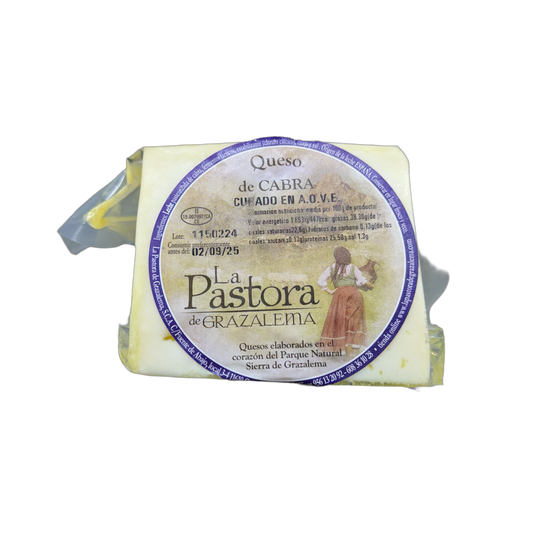 Queso de Cabra Curado en A.O.V.E LA PASTORA