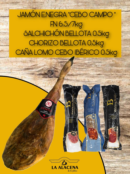 LOTE JAMÓN E.NEGRA "CEBO CAMPO" FN