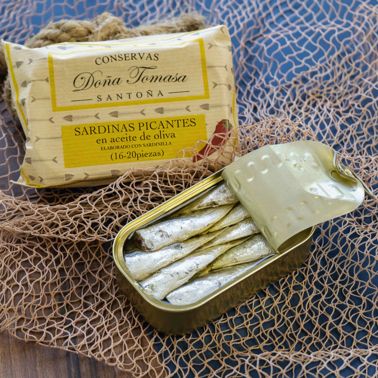 Sardinillas Pequeñas Picantes en AOVE Doña Tomasa