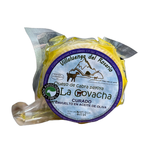 Queso Curado Cabra Payoya en Aceite de Oliva La Covacha