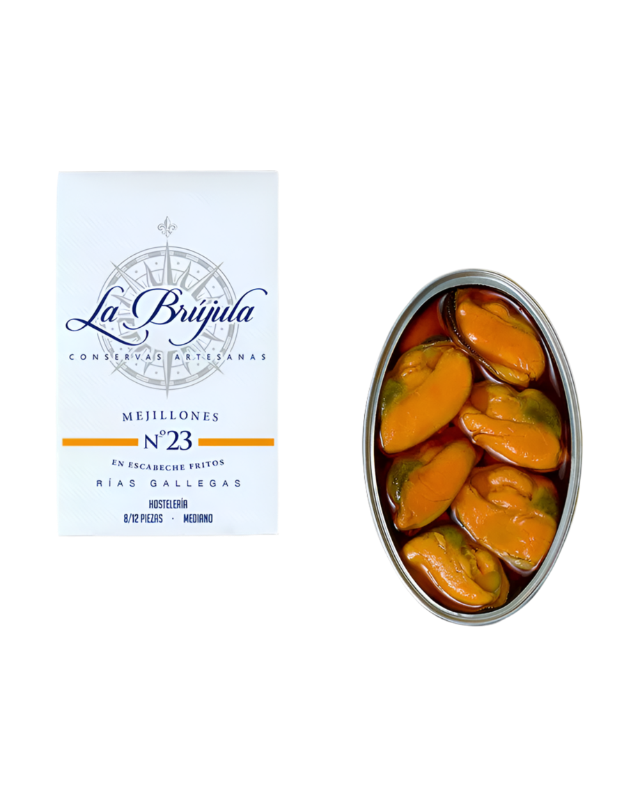 MEJILLONES EN ESCABECHE LA BRUJULA