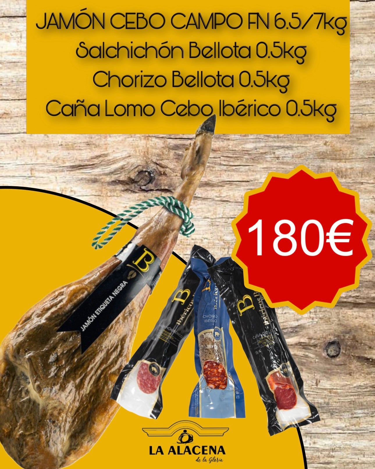 LOTE JAMÓN CEBO CAMPO FN