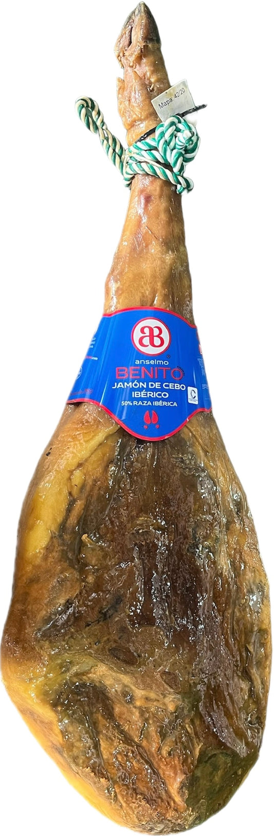 JAMÓN CEBO IBÉRICO BRIDA BLANCA